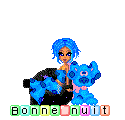 gif animé bonne nuit fille